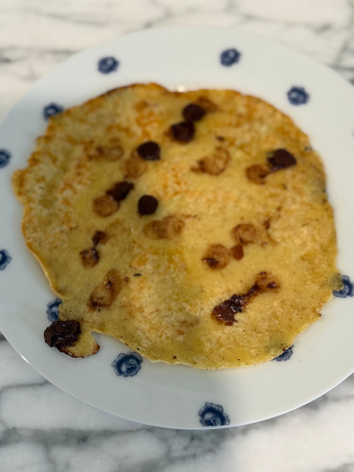 Lacy Chocolate Chip Pancakes