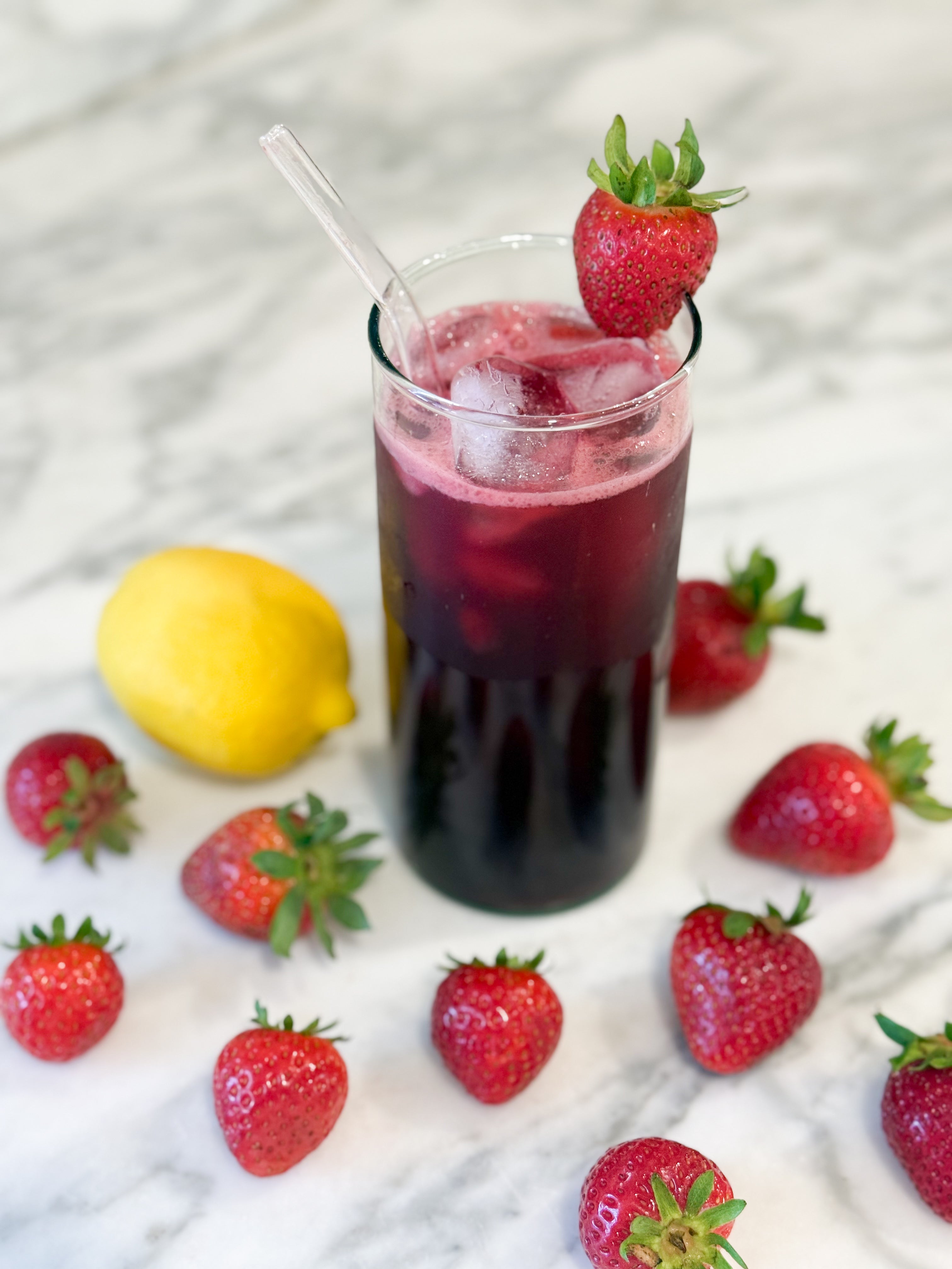 Caffeine Free Strawberry Hibiscus Tea