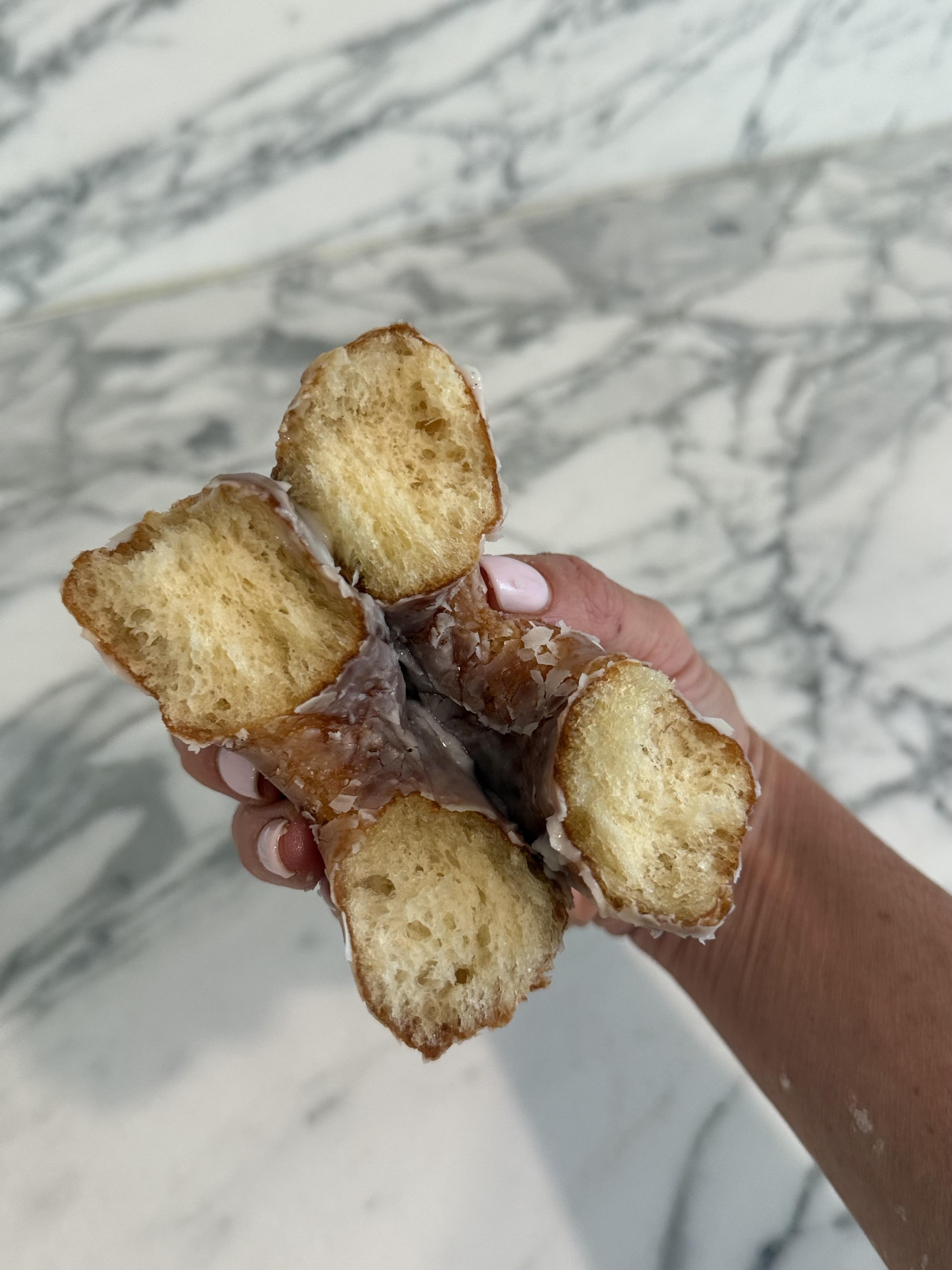 Soft & Fluffy Vanilla Bean Glazed Donuts