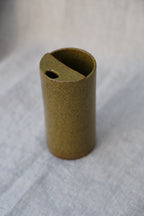 Olive Speckled Travel Mug, To Go Cup, On The Go Cup, Ceramic Travel Mug