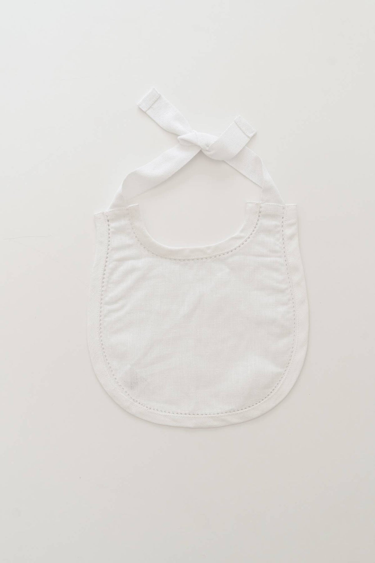 Linen Keepsake Baby Bib Gift Set