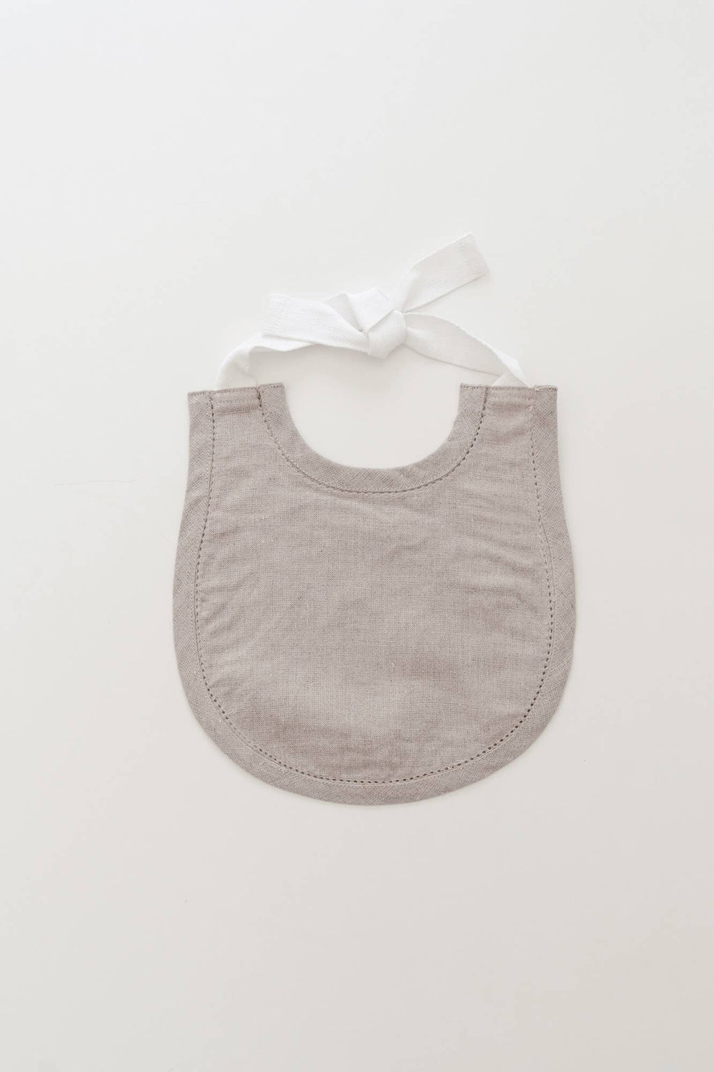 Linen Keepsake Baby Bib Gift Set