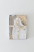 Linen Keepsake Baby Bib Gift Set