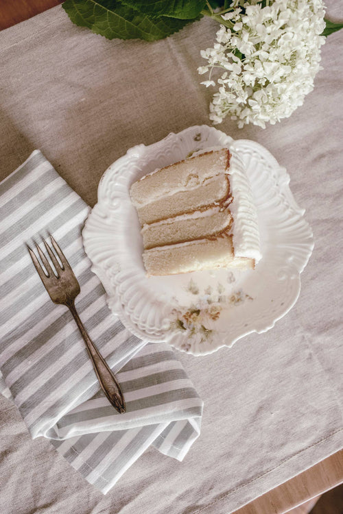 Awning Stripe Tea Towel Oatmeal