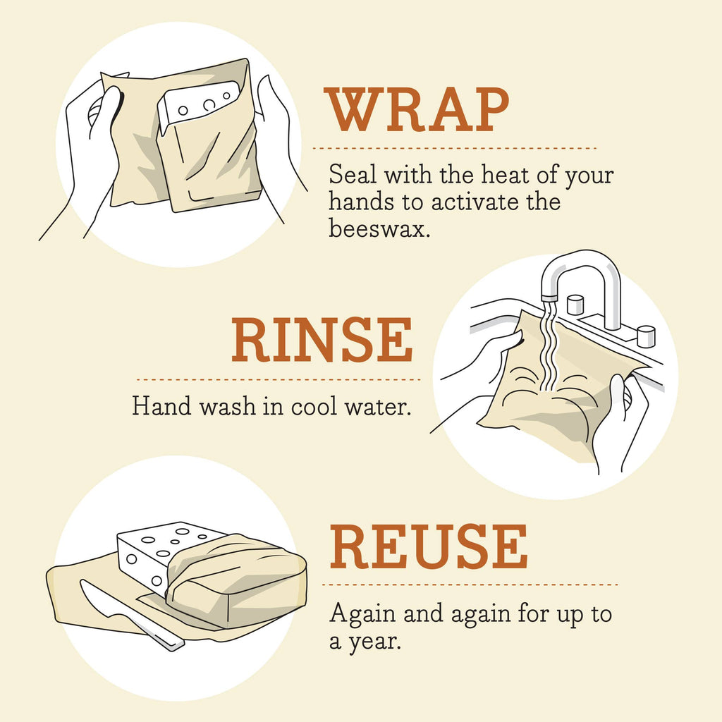 Bee's Wrap - Assorted 3 Pack - Honeycomb