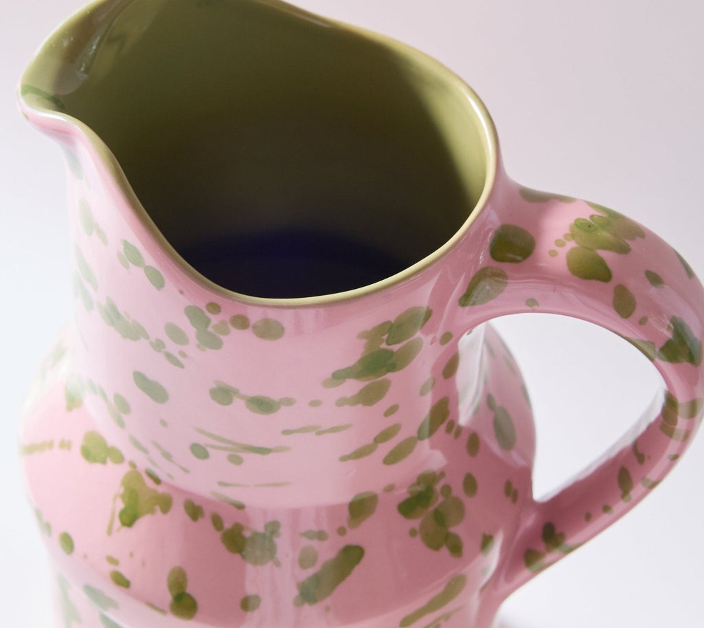 Coral Splatter Jug