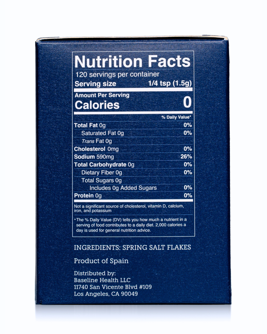Flake Spring Salt (180g) - Microplastic Free