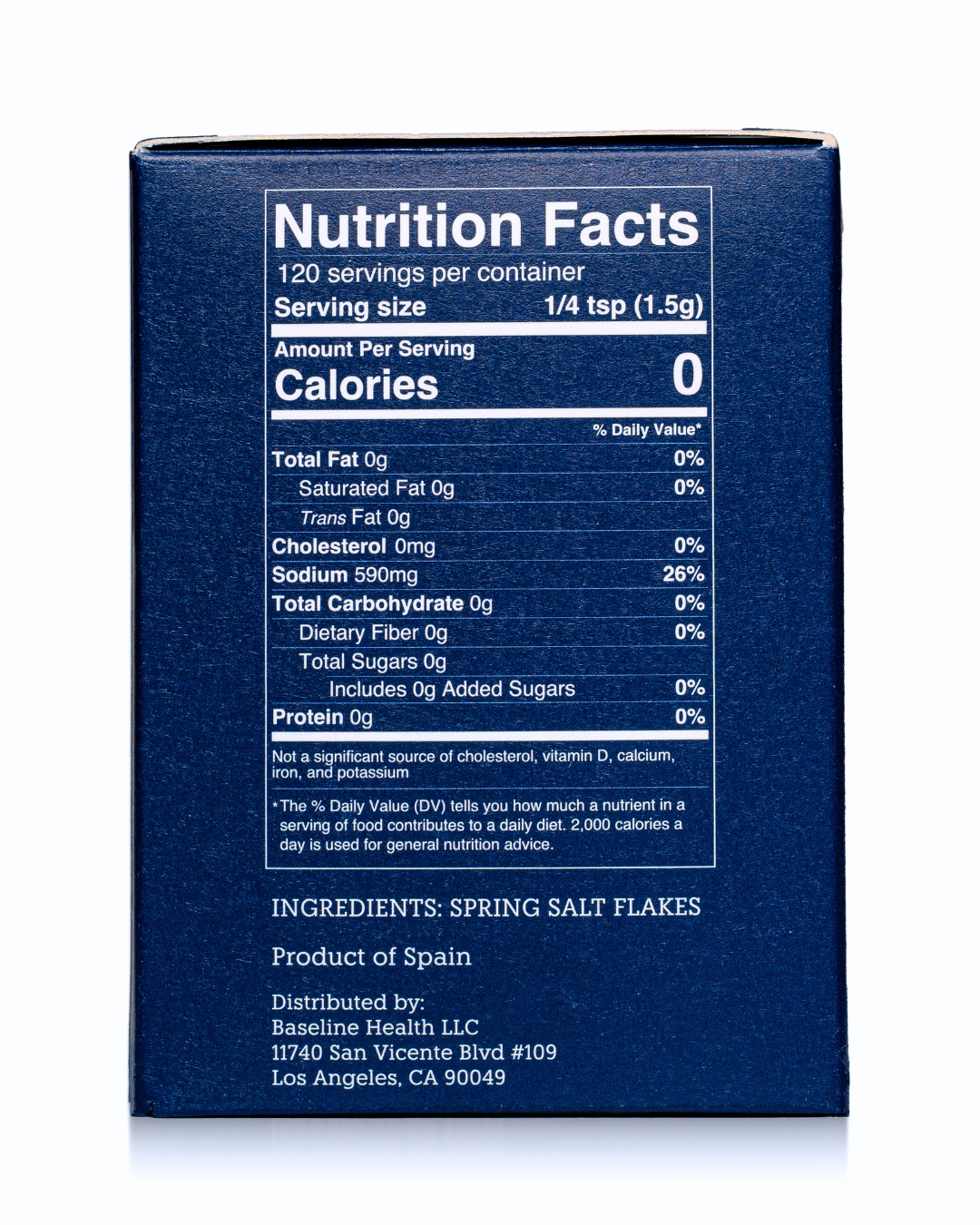 Flake Spring Salt (180g) - Microplastic Free