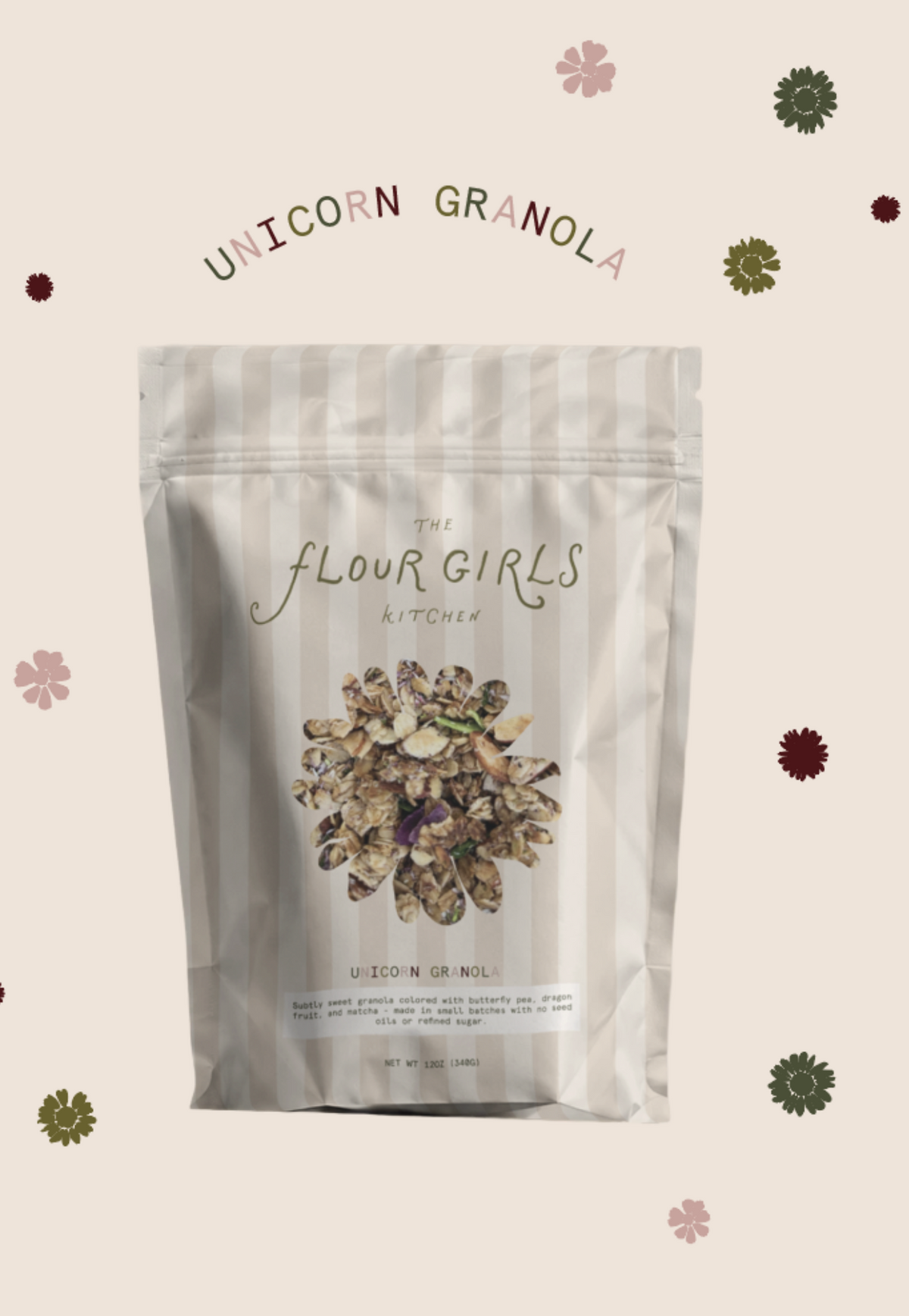 the flour girls kitchen unicorn granola