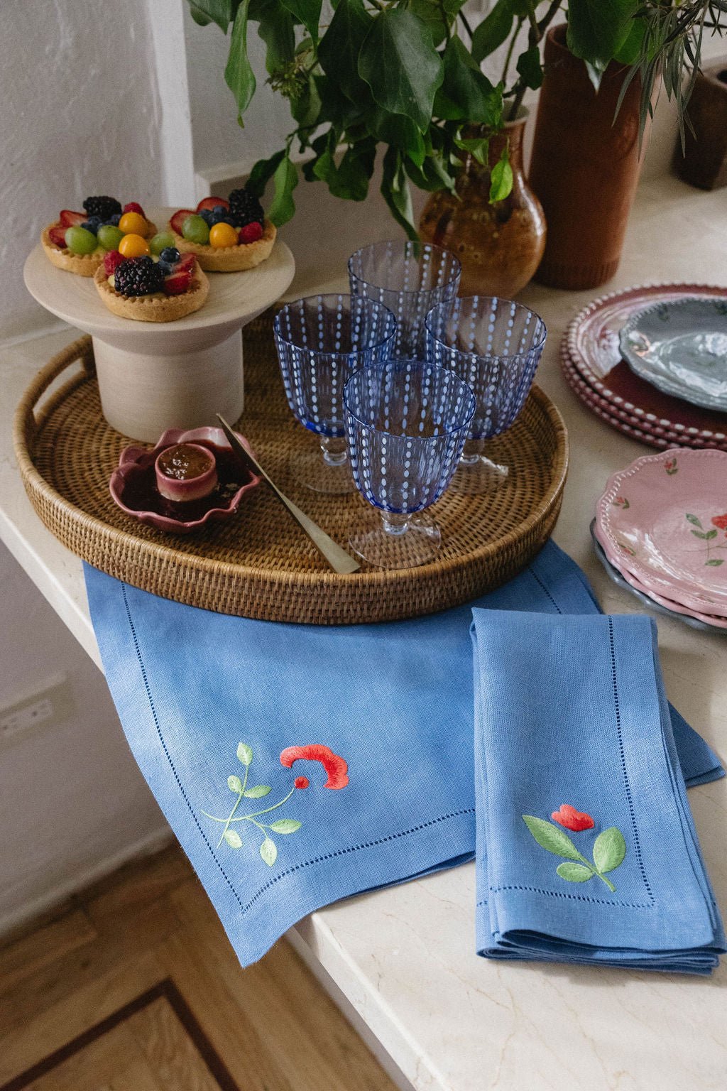 Blossom Ocean Napkin (Set of 4)