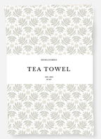 Tea Towel - Oatmeal Linen Royal Palm