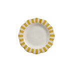Yellow Stripe Dinner Plate | 10 in (Set of 2)