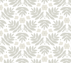 Tea Towel - Oatmeal Linen Royal Palm