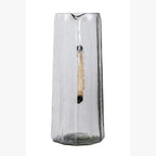 Hammered water pitcher, Natural -6.25 x 9.5 Inches