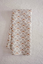 Tea Towel - Linen Royal Palm in Terracotta