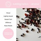 Hibiscus Rose Mini Tea Tube (5 tea bags)