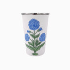 Poppy Blue Tall Enamelware Tumblers - Set of 4