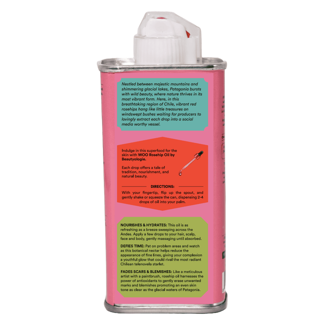 WOO™ Rosehip Oil, 100% Organic