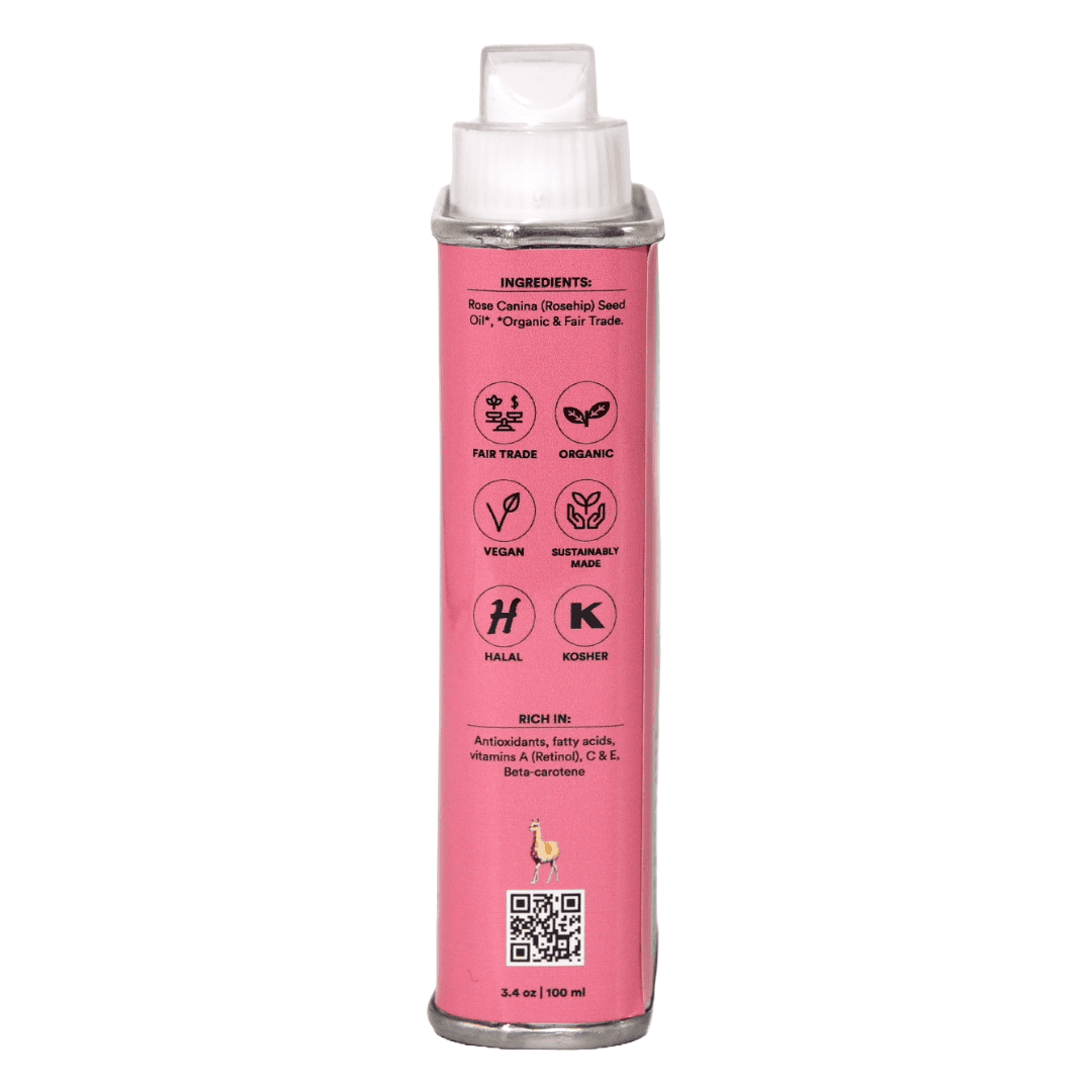 WOO™ Rosehip Oil, 100% Organic
