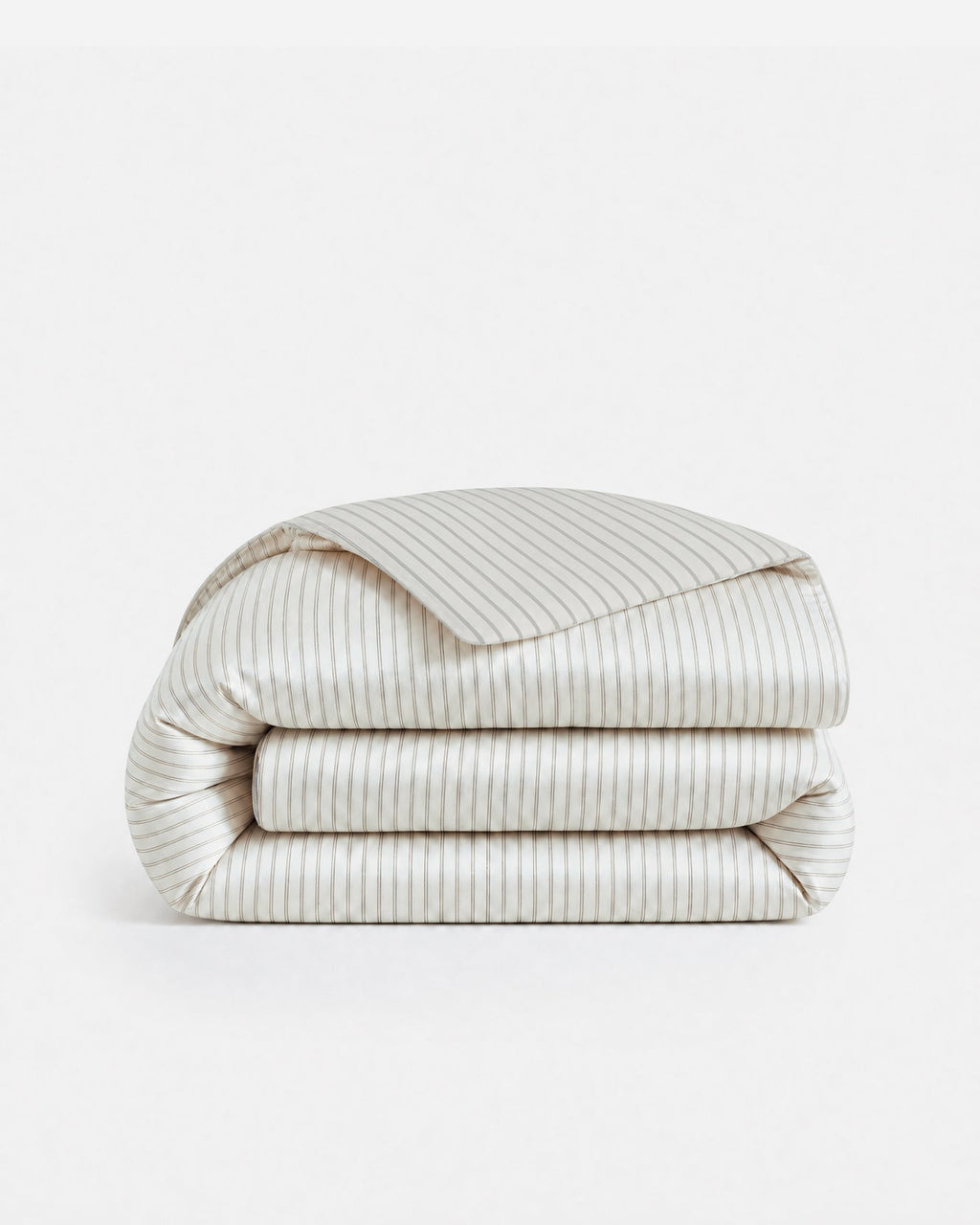 Perla Reversible Cotton Sateen Duvet Cover